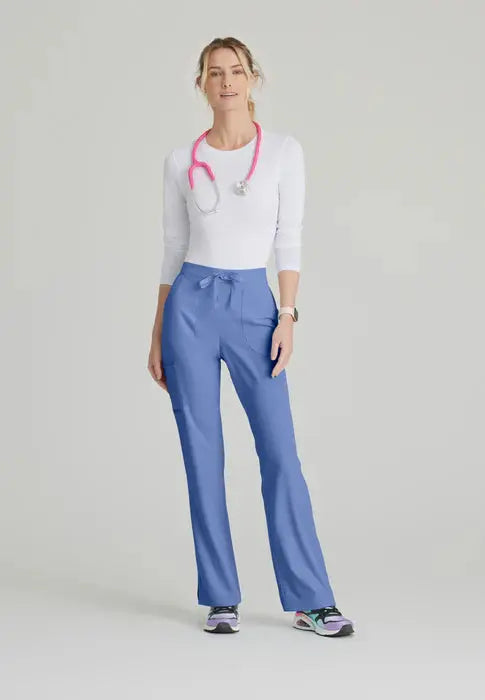 Skechers by Barco Women's Reliance Mid-Rise Flare Scrub Pant SK201